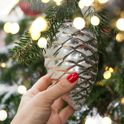 Guirnalda de árbol de navidad decoración navideña Blumfeldt Forsthaus 12m 180 LED blanco cálido