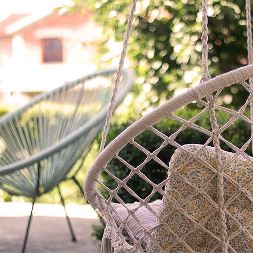 cozy garden swing chair