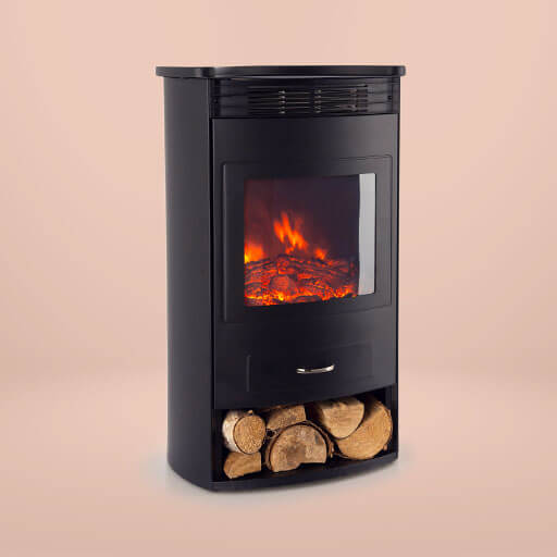 Avec la cheminée électrique Klarstein Bormio, créez à tout moment un climat ambiant parfait et une atmosphère chaleureuse.